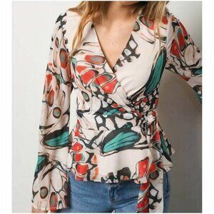 Hutch Bekka Butterfly Wrap Top